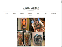 Tablet Screenshot of aaronsprings.com